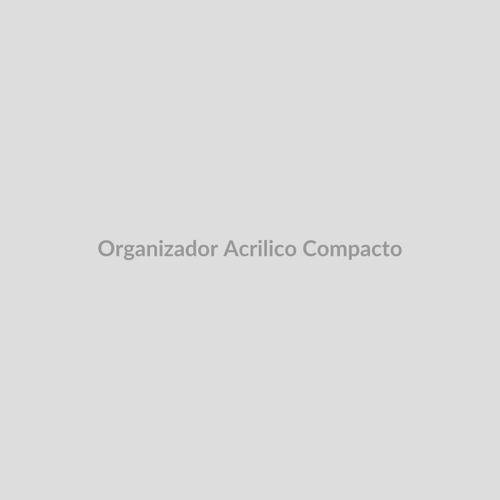Organizador acrílico compacto multiusos