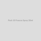 Pack de 10 frascos spray transparentes de 20ml