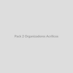 Pack de 2 organizadores acrílicos para maquilhagem
