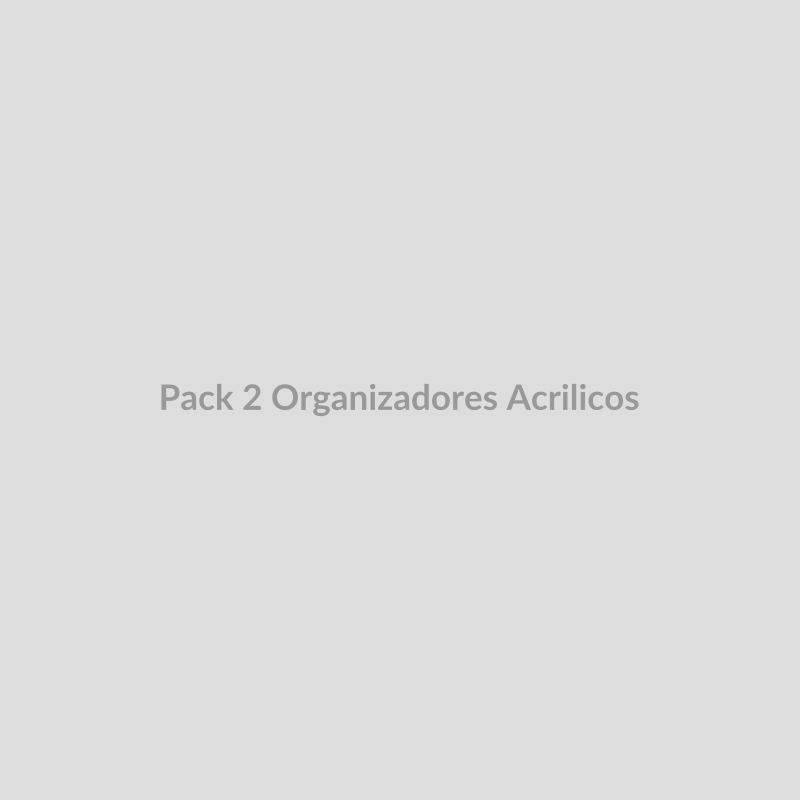 Pack de 2 organizadores acrílicos para maquilhagem